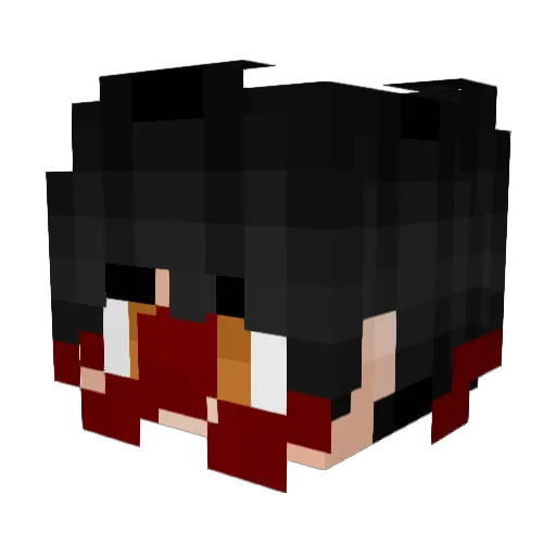 Dezier Minecraft avatar head, 3D render