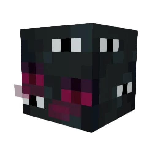 Dezllin Minecraft avatar head, 3D render