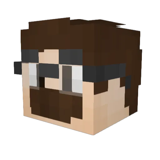 Dezmur01 Minecraft avatar head, 3D render