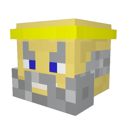 DezonBR Minecraft avatar head, 3D render