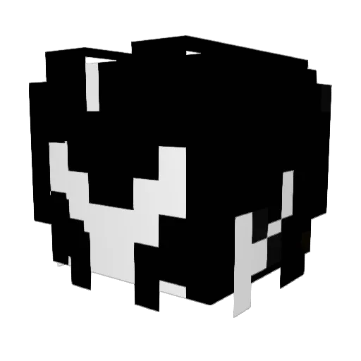 DfryYT Minecraft avatar head, 3D render