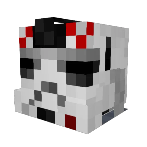 Dgc2 Minecraft avatar head, 3D render