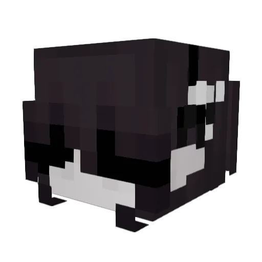 Dggwr Minecraft avatar head, 3D render