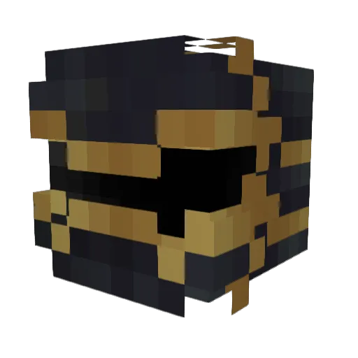 Dghonter Minecraft avatar head, 3D render