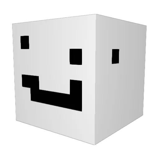 Dgmer1133 Minecraft avatar head, 3D render