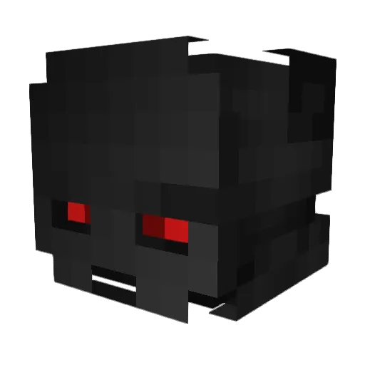 Dhano Minecraft avatar head, 3D render