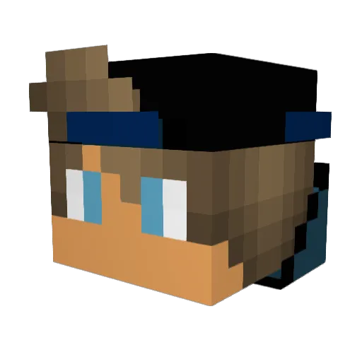 Dhanoa_22 Minecraft avatar head, 3D render