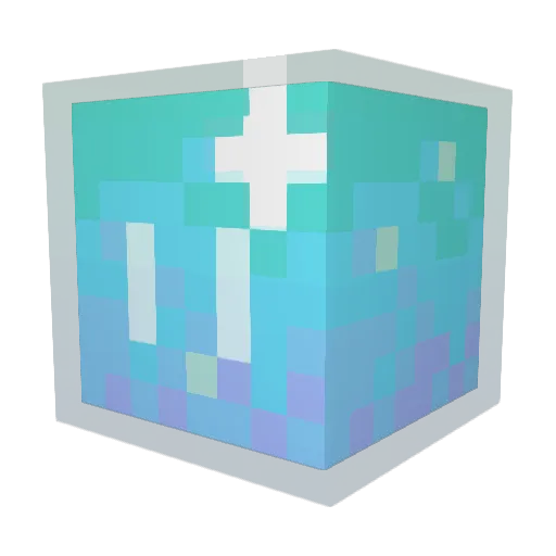 Dharmazz_ Minecraft avatar head, 3D render