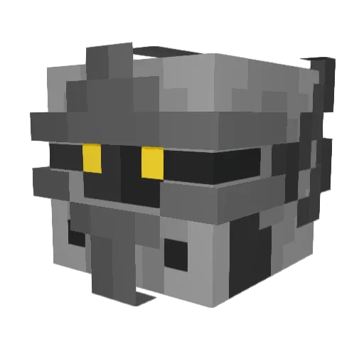 Dhazzma Minecraft avatar head, 3D render