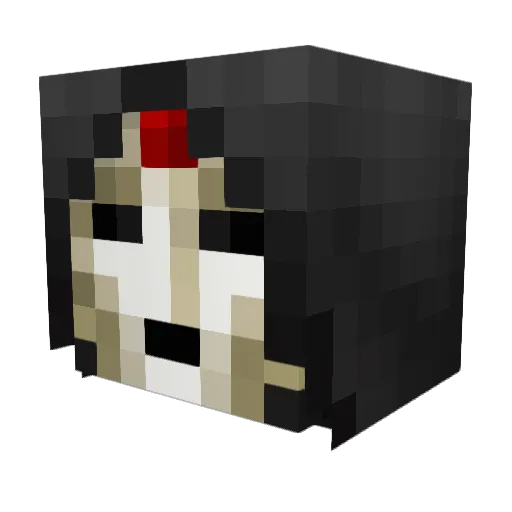 DhgLuis Minecraft avatar head, 3D render