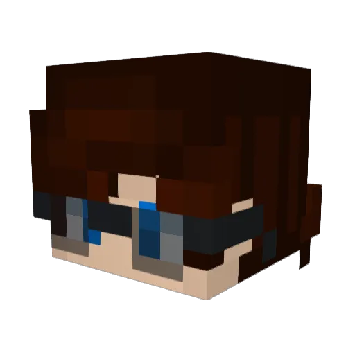 DhiExdi Minecraft avatar head, 3D render