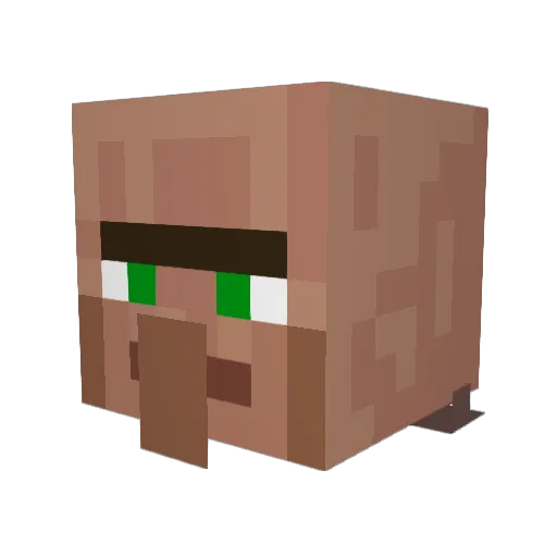 Dhr_Bakfiets Minecraft avatar head, 3D render
