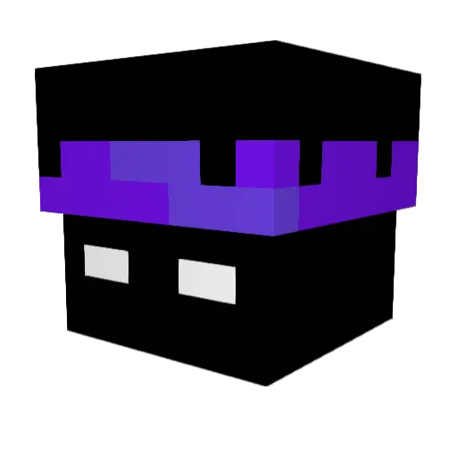Di43r Minecraft avatar head, 3D render
