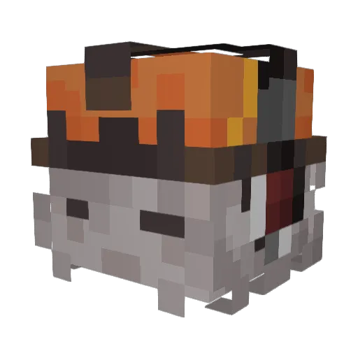DiEHAUSDESORCA Minecraft avatar head, 3D render