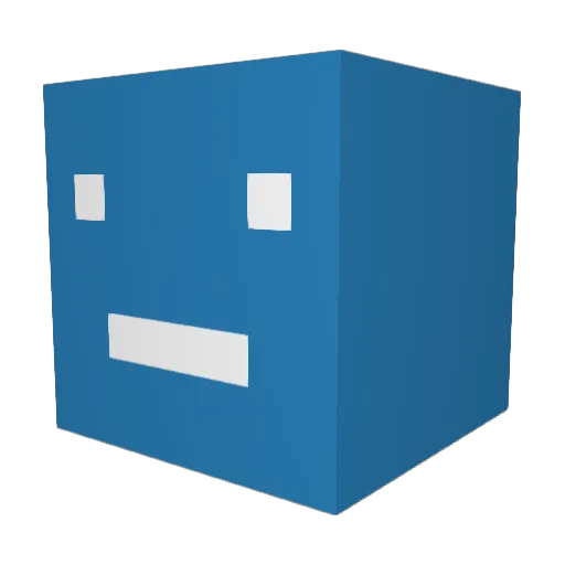 DiNmiTe__ Minecraft avatar head, 3D render