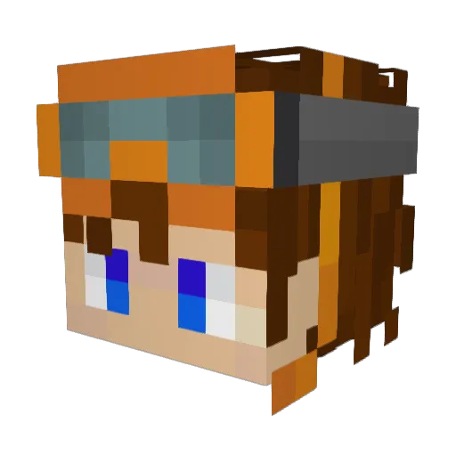 Minecraft-Avatar von DiPaToGeKe: Kopf als 3D-Render