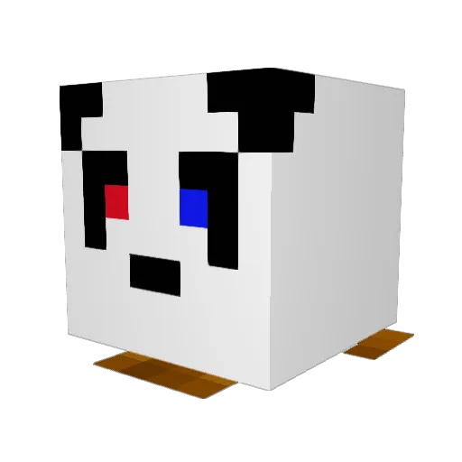 DiPest Minecraft avatar head, 3D render