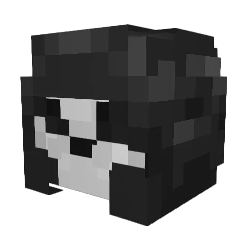 DiVanGuardian Minecraft avatar head, 3D render