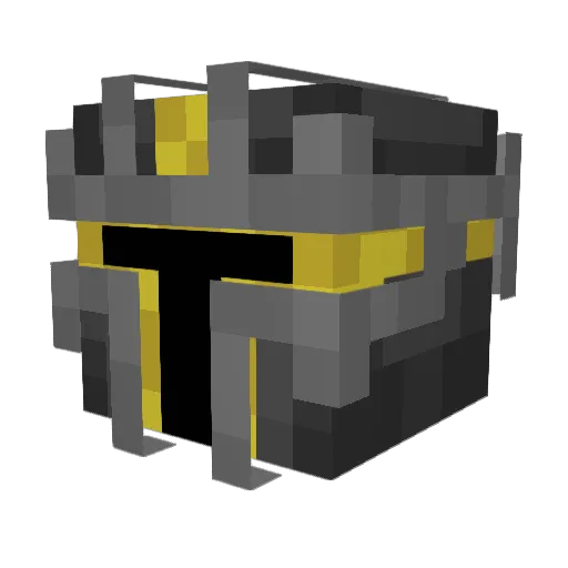 Di_Mich Minecraft avatar head, 3D render