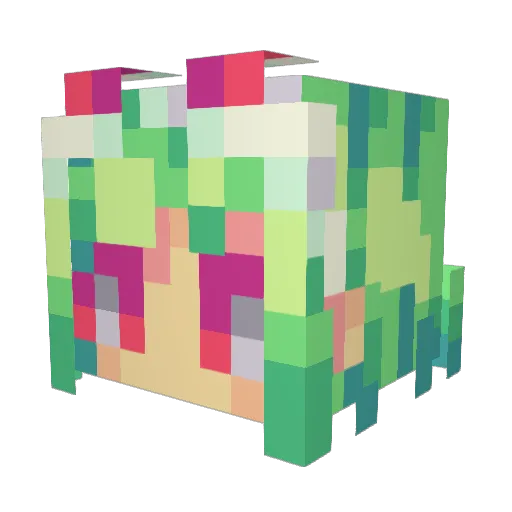 Di_Spinacci Minecraft avatar head, 3D render