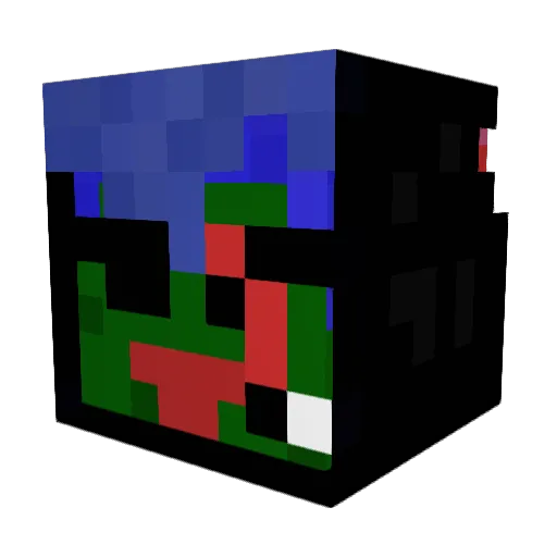 Di_oscuro Minecraft avatar head, 3D render