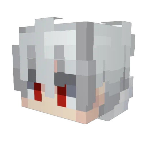 Dia7777777 Minecraft avatar head, 3D render