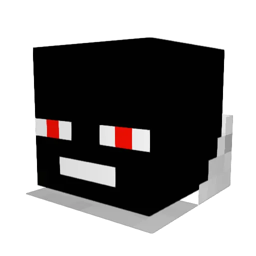 DiaBlaZia Minecraft avatar head, 3D render