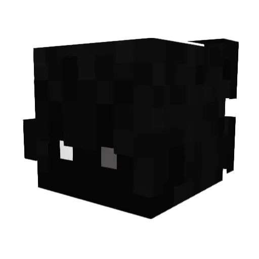 DiaChix Minecraft avatar head, 3D render