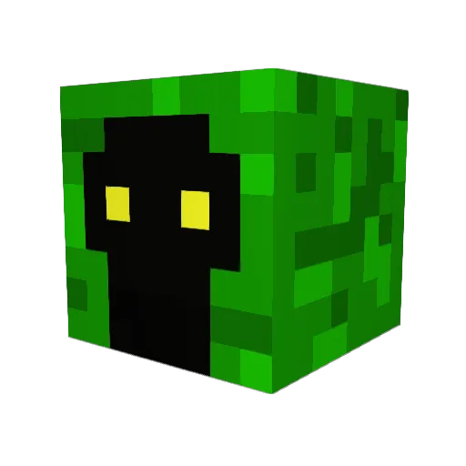 DiaDaDane Minecraft avatar head, 3D render