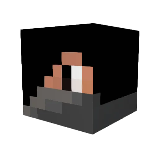 DiaZix13 Minecraft avatar head, 3D render