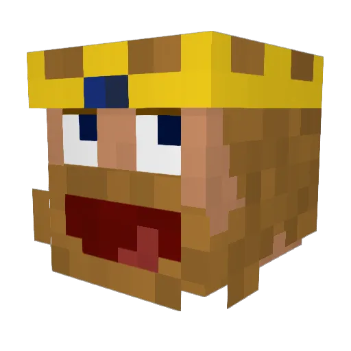 Dia_Farmer Minecraft avatar head, 3D render