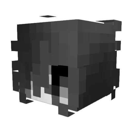 Diab0lic Minecraft avatar head, 3D render