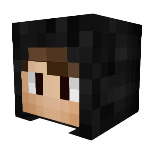 Diabeetroot Minecraft avatar head, 3D render