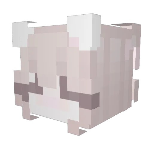 Diabelek111 Minecraft avatar head, 3D render