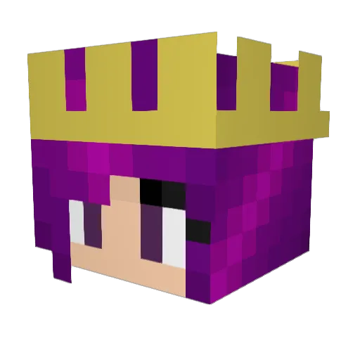 DiabeticGecko10 Minecraft avatar head, 3D render