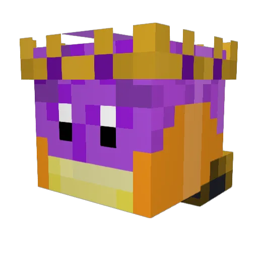 Diabetic_ Minecraft avatar head, 3D render
