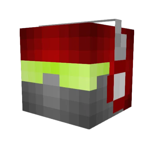 DiablisCraft Minecraft avatar head, 3D render