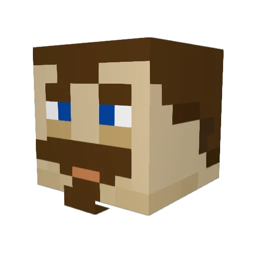 DiabloNeedSleep Minecraft avatar head, 3D render