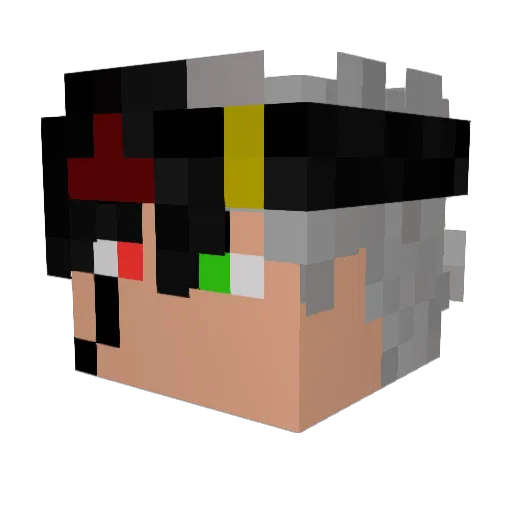 Diablo_585 Minecraft avatar head, 3D render