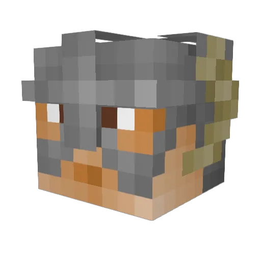 Diablo_Dan Minecraft avatar head, 3D render