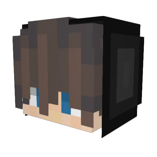 Diablogamer64 Minecraft avatar head, 3D render
