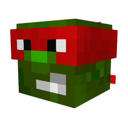 DiabolicLeader Minecraft avatar head, 3D render