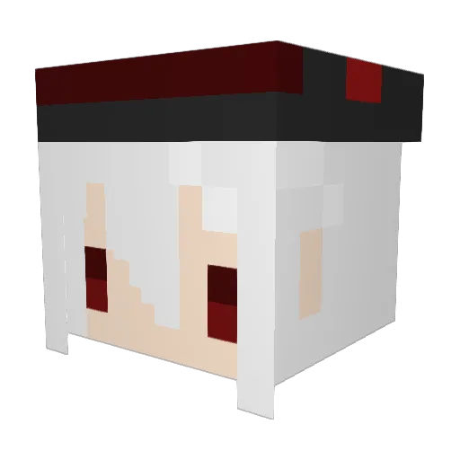 Diabolic_esp Minecraft avatar head, 3D render