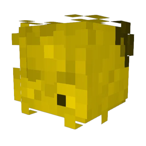 Dialtones Minecraft avatar head, 3D render