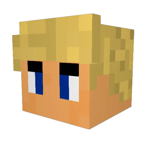 Diam0nd_Phoenix Minecraft avatar head, 3D render