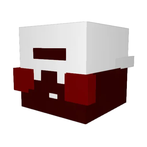 DiamantPicke Minecraft avatar head, 3D render