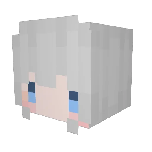 Diamon_T Minecraft avatar head, 3D render