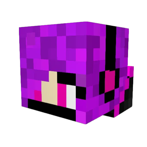 Diamond6511 Minecraft avatar head, 3D render