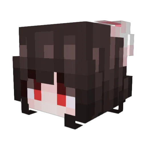 Diamond6760 Minecraft avatar head, 3D render