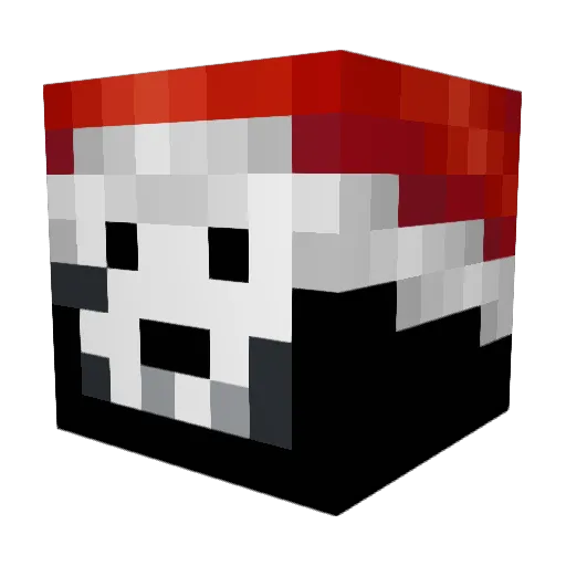 DiamondAviation Minecraft avatar head, 3D render